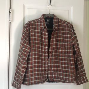 Cozy lined flannel coat